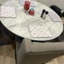 A fantastic blood red chesterfield 3+1+1 suite Image 7
