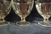 French  glass dessert dishes