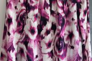 DANA BUCHMAN fuschia mix layered top Sz S (Fit 8-10UK)