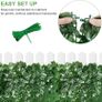 MULTIPLE STYLES AVAILABLE Artificial Ivy Fence Screening, 3m x 1m (2x3x0.5m) Artificial Hedges Panels, Privacy Fence Screen Image 9