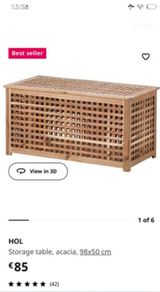 IKEA storage table