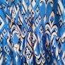 Zara blue print midi dress with puff sleeves size XS Image 6