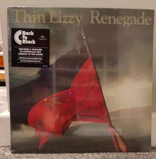 Thin Lizzy "Renegade" Black Vinyl LP