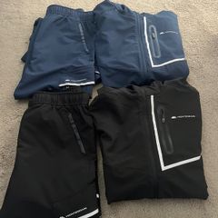 Monterrain tracksuit Top & Bottoms black & Navy