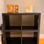 IKEA KALLAX 2x2 Shelving Unit Black/Brown 20 Image 3
