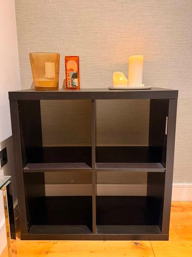 IKEA KALLAX 2x2 Shelving Unit Black/Brown 20