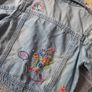 Brand New Next Girls Embroidered Denim Jacket 18-24 months Image 9
