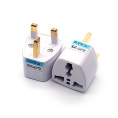 1PCS Universal US EU AU To UK Plug USA To Euro Europe Travel Wall AC Power Charger Outlet Adapter Converter 2 Round Pin Socket