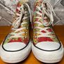 Converse All Star Chuck Taylor Hawaiian Print Hisbiscus Flowers Ladies Hi Top Trainers UK5 EUR37.5 Image 5