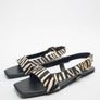 Zara Sandal LEATHER Flats Image 8
