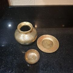 3 brass pieces