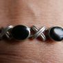 Vintage Black Onyx Gemstone Handmade  Silver Jewelry Bracelet Image 9