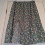 Gorgeous floral midi skirt with side slit Image 6