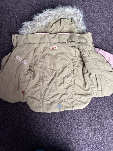 Baby girl coat age 12-18 months reversible