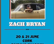 Zach Bryan Cork Sunday night