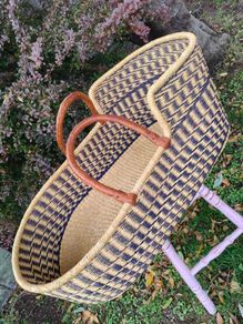 Hand woven Moses Basket