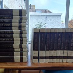 World Book Encyclopedia 1975  26 Vol Complete with World Events in Gold Gilt