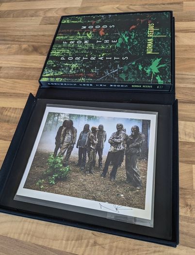 Signed Norman Reedus Portraits from the woods collectors edition hardcover book