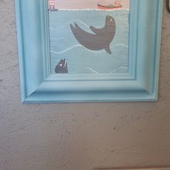 Contemporary Minimalist Niave Irish Folk Art