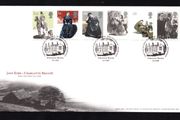 2005 Great Britain 150th Death Anniversary of Charlotte Bronte Commemorative Stamps Addressed First Day Cover (FDC).