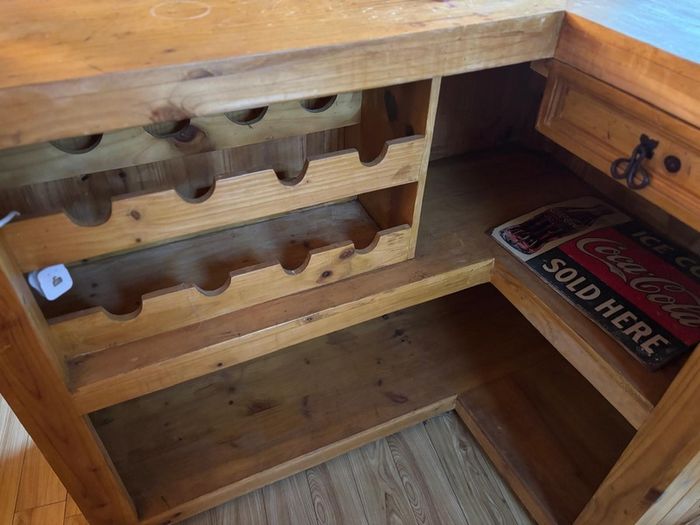 Hardwood bar