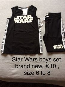 Boys shorts & vest set, Star Wars set