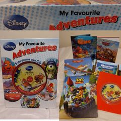 Disney My Favourite Adventures, 5 read along hardback storybooks and cd set