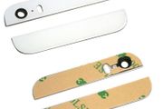 iPhone 5S iPhone SE Replacement Bottom and Top Back Rear Glass and Adhesive White
