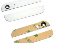 main image for ad iPhone 5S iPhone SE Replacement Bottom and Top Back Rear Glass and Adhesive White