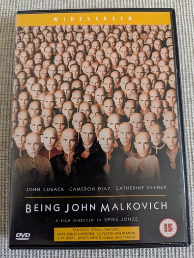 Being John Malkovich DVD Widescreen Edition - John Cusack - Spike Jonze