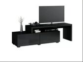 Black Extendable TV Cabinet