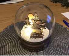 Light Up Christmas Globe