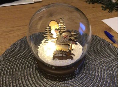 Light Up Christmas Globe
