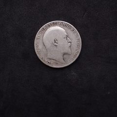 King Edward VII Sterling Silver Florin / Two Shillings Coin (1902 - 1910)