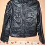 Womens Calla Lily black leather jacket Size Small Image 2