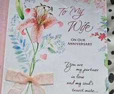 Wife Anniversary card selection from Hallmark