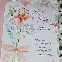 Wife Anniversary card selection from Hallmark