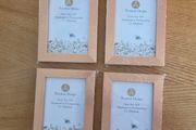 Set of 4 Timeless Design Rose Gold 6x4 Photo Frames New