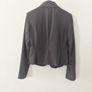 Pinstripe Crop Blazer Image 5