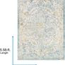 Vintage Rug - Area Rugs Living Room, Bedroom, Kitchen - Traditional Oriental Coloured Boho Rug, Easy Care Medium Pile - Large Rug 120 x 170 cm (FREE POSTAGE) Image 2