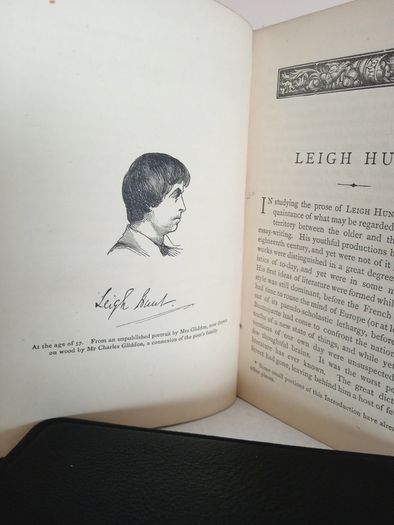 A Tale for a Chimney Corner and Other Essays by Leigh Hunt. Edited by Edmund Ollier (GT909)
