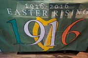 1916 commerative flag of the Easter rising,  4 and half feet long by 2 and half feet width