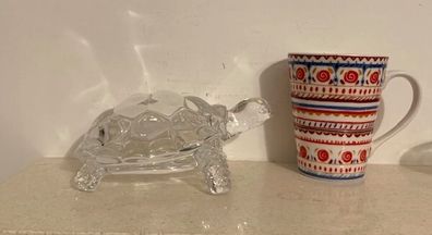 Vintage Crystal Tortoise 1970s