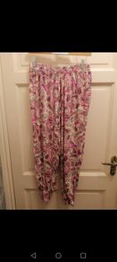 Paisley print joggers size 14