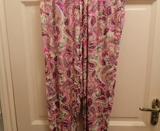 Paisley print joggers size 14