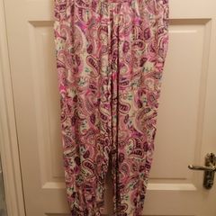Paisley print joggers size 14