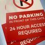 Signs printing on metal and plastic any size any sign Image 2