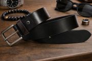 Unisex Genuine Leather Belt Classic Handmade Belt Durable Long-Lasting Stylish Leather Waist Belt