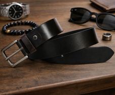 Unisex Premium Genuine Leather Belt Classic Stylish Waist Belt Durable Formal & Casual Designer Belt