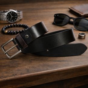 Unisex Premium Genuine Leather Belt Classic Stylish Waist Belt Durable Formal & Casual Designer Belt